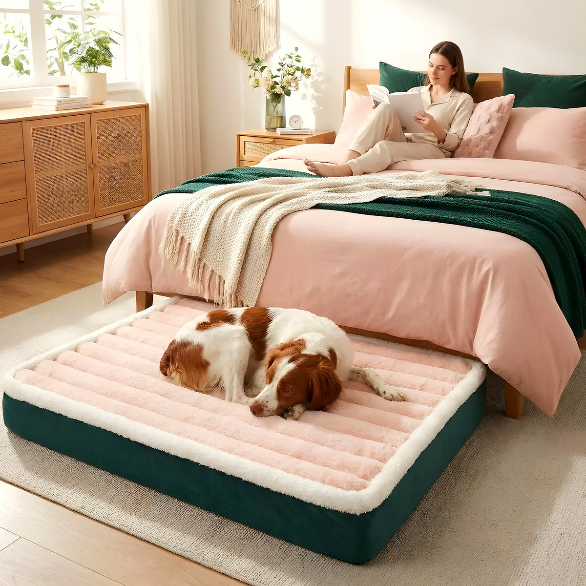 Matelas orthopédique en mousse d'œuf pour petit chien