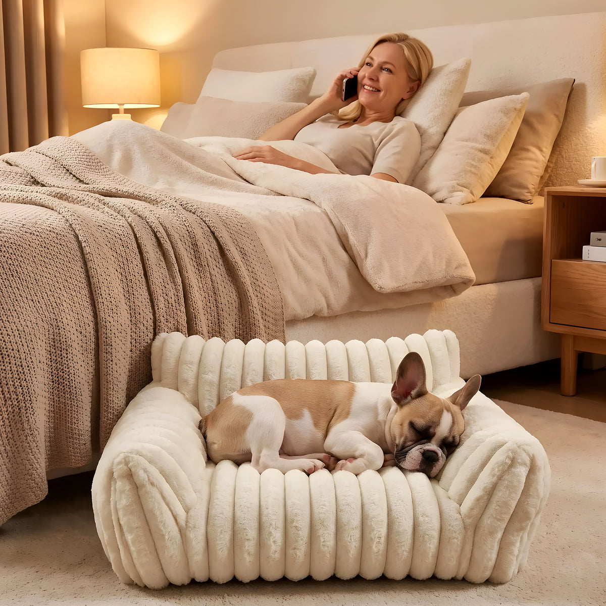 Mini canapé déhoussable pour petit chien