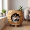 Niche 2-en-1 en rotin