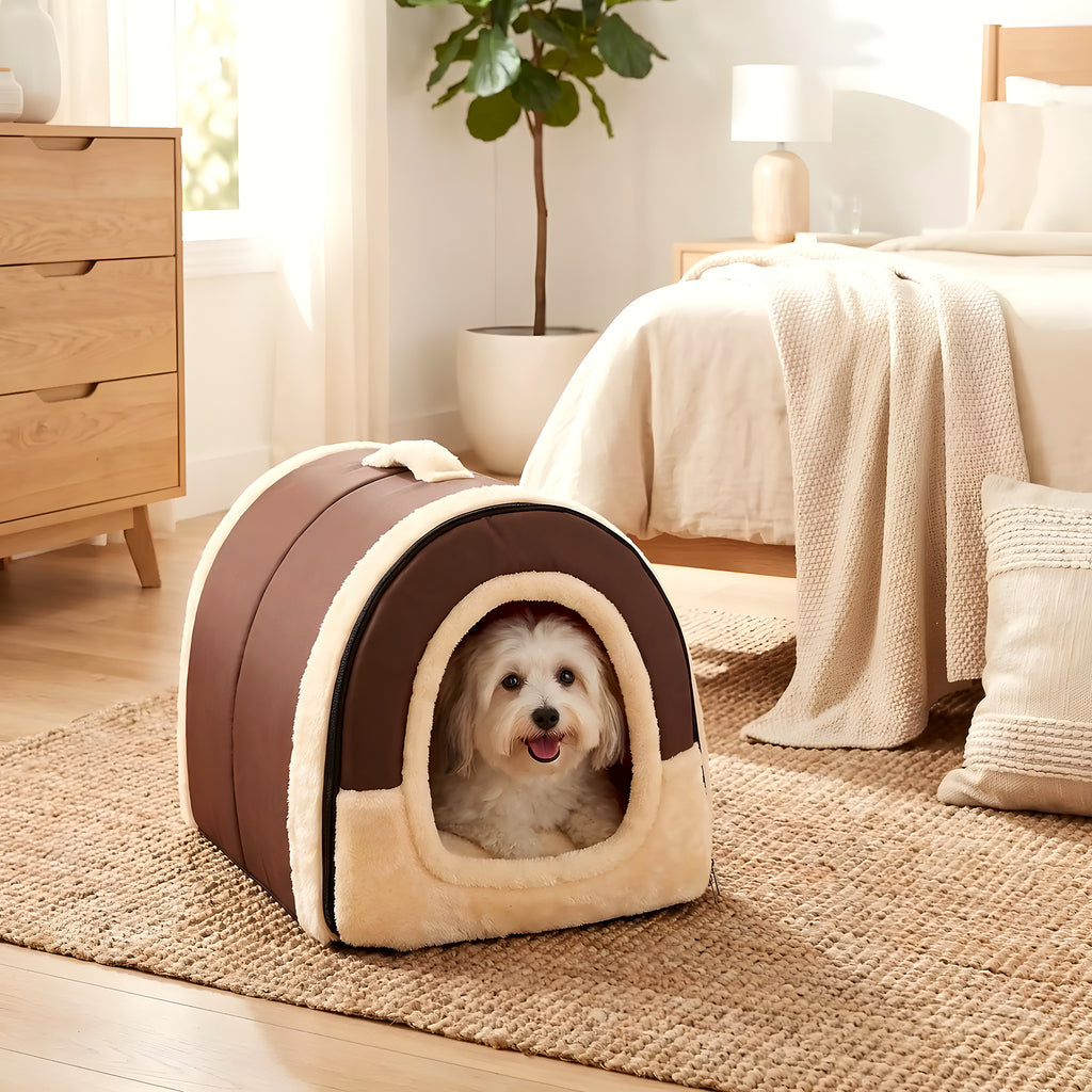 Niche anti-stress pour chiot, 2 modèles 2 tailles