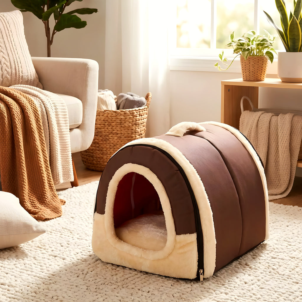 Niche anti-stress pour chiot, 2 modèles 2 tailles