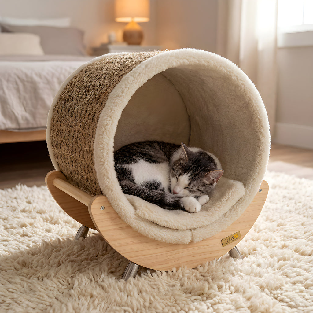 Niche caverne en bois