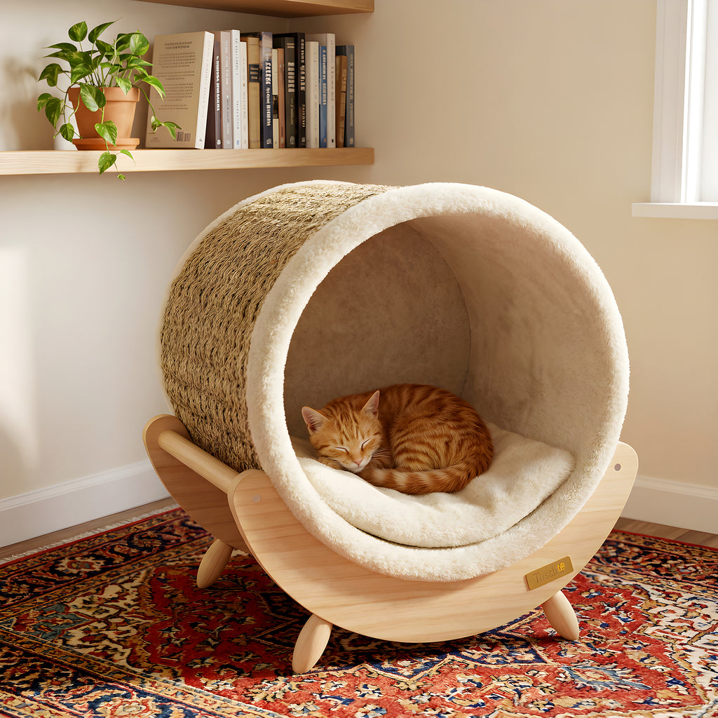 Niche caverne en bois
