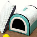 Niche igloo d'intérieur démontable pour chien jusqu'à 9 kg