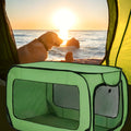 Niche pliable ventilée de voyage pour chien