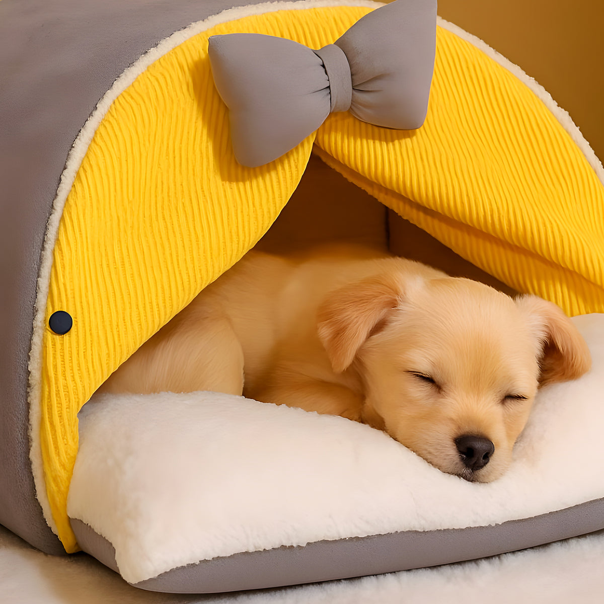 Niche tente coupe-vent pour petit chien frileux