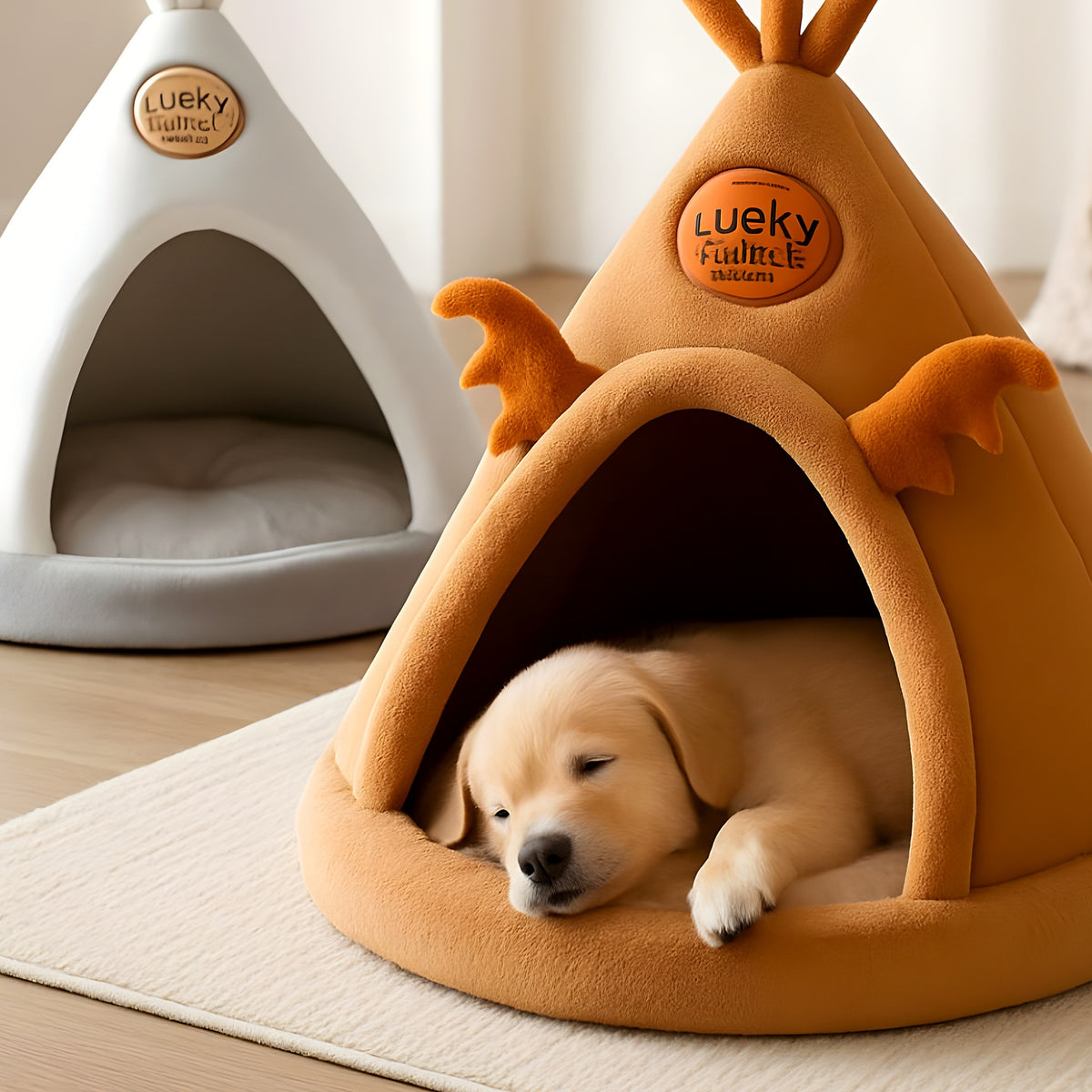 Niche tipi 100 % coton résistante aux griffures