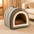Niche transformable en panier 4 saisons pour petit chien
