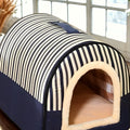 Niche transformable en panier pour mini chien