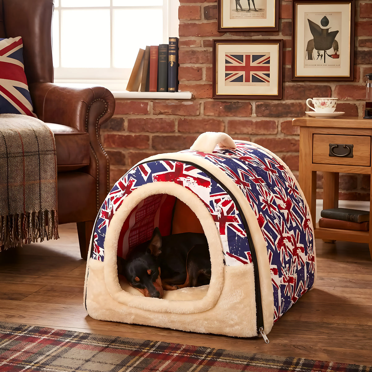 Niche transportable London ou New York pour petit chien