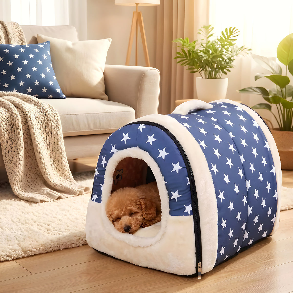 Niche transportable London ou New York pour petit chien