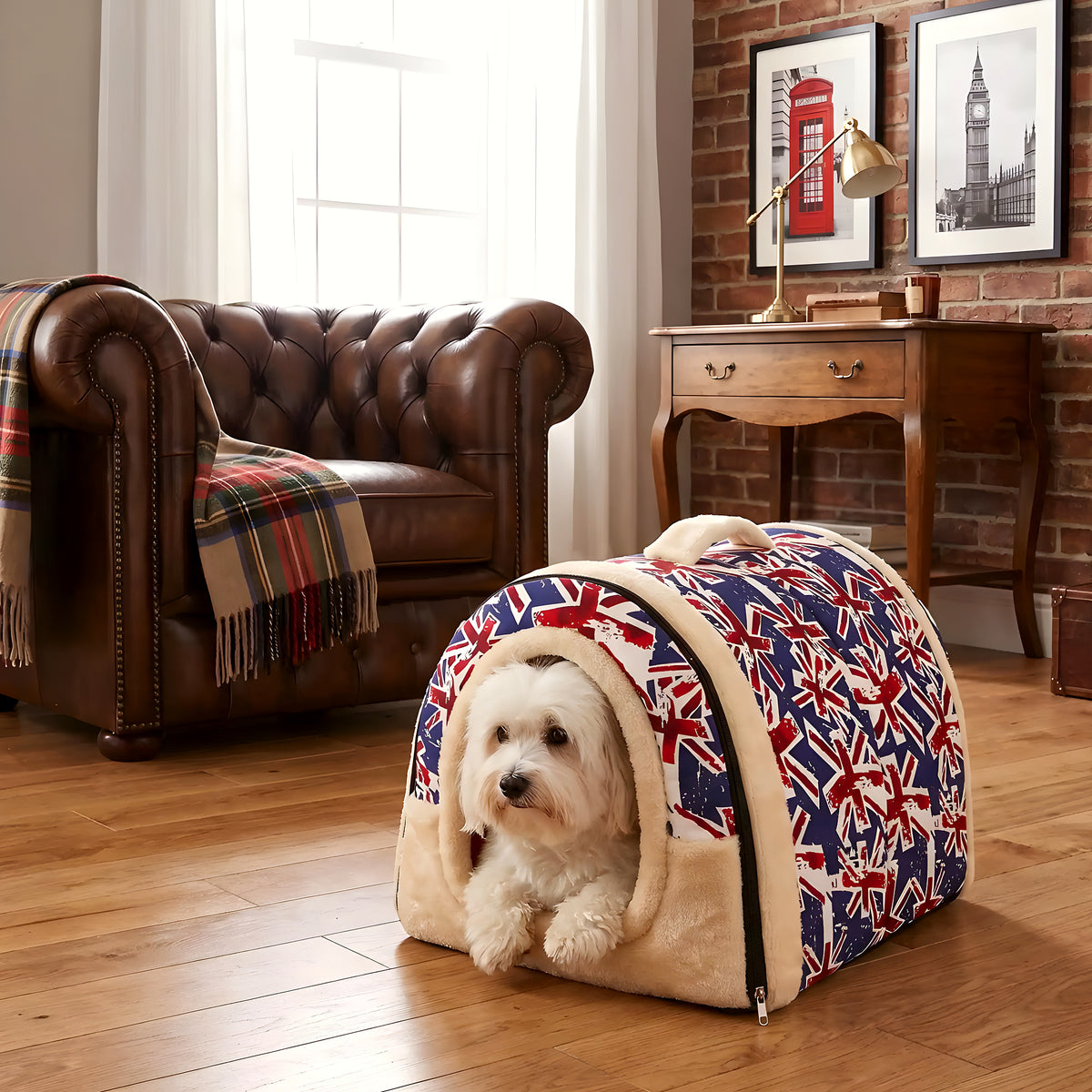Niche transportable London ou New York pour petit chien