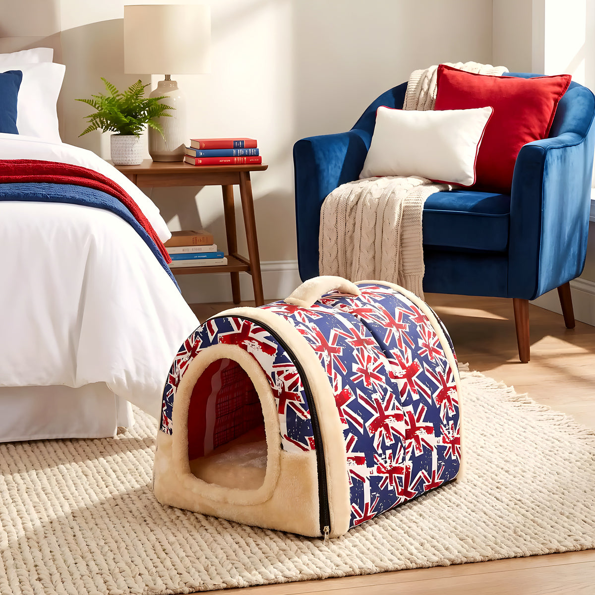 Niche transportable London ou New York pour petit chien