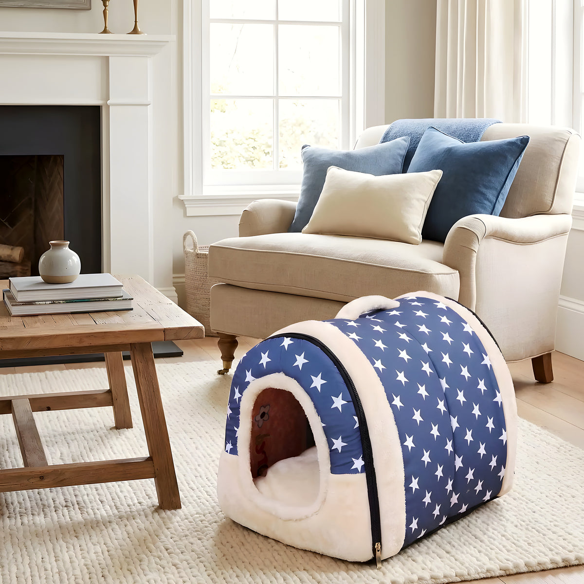 Niche transportable London ou New York pour petit chien