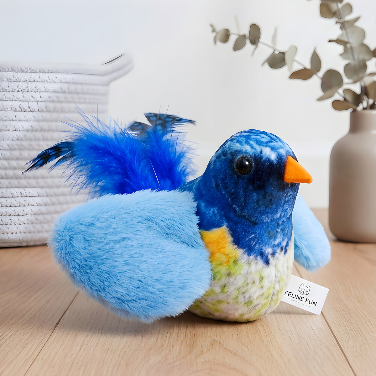 Oiseau jouet sonore pour chat
