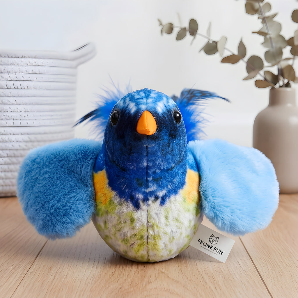 Oiseau jouet sonore pour chat