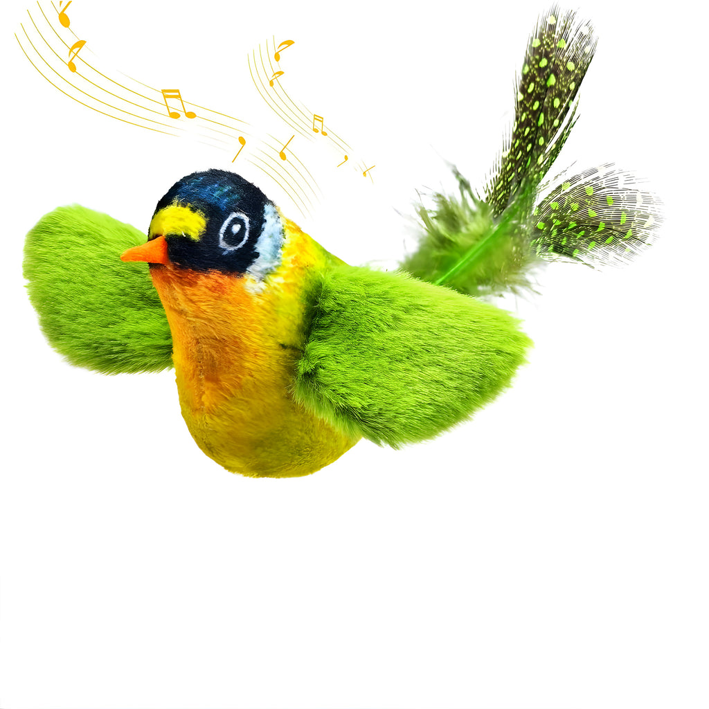 Oiseau jouet sonore pour chat