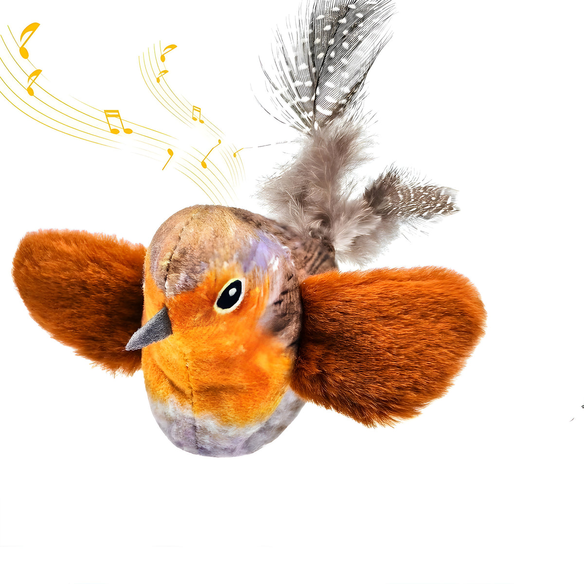 Oiseau jouet sonore pour chat
