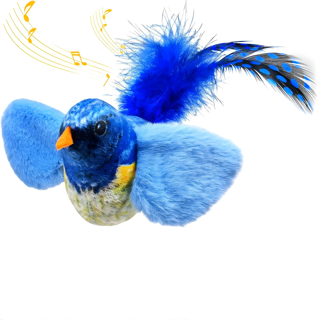 Oiseau jouet sonore pour chat