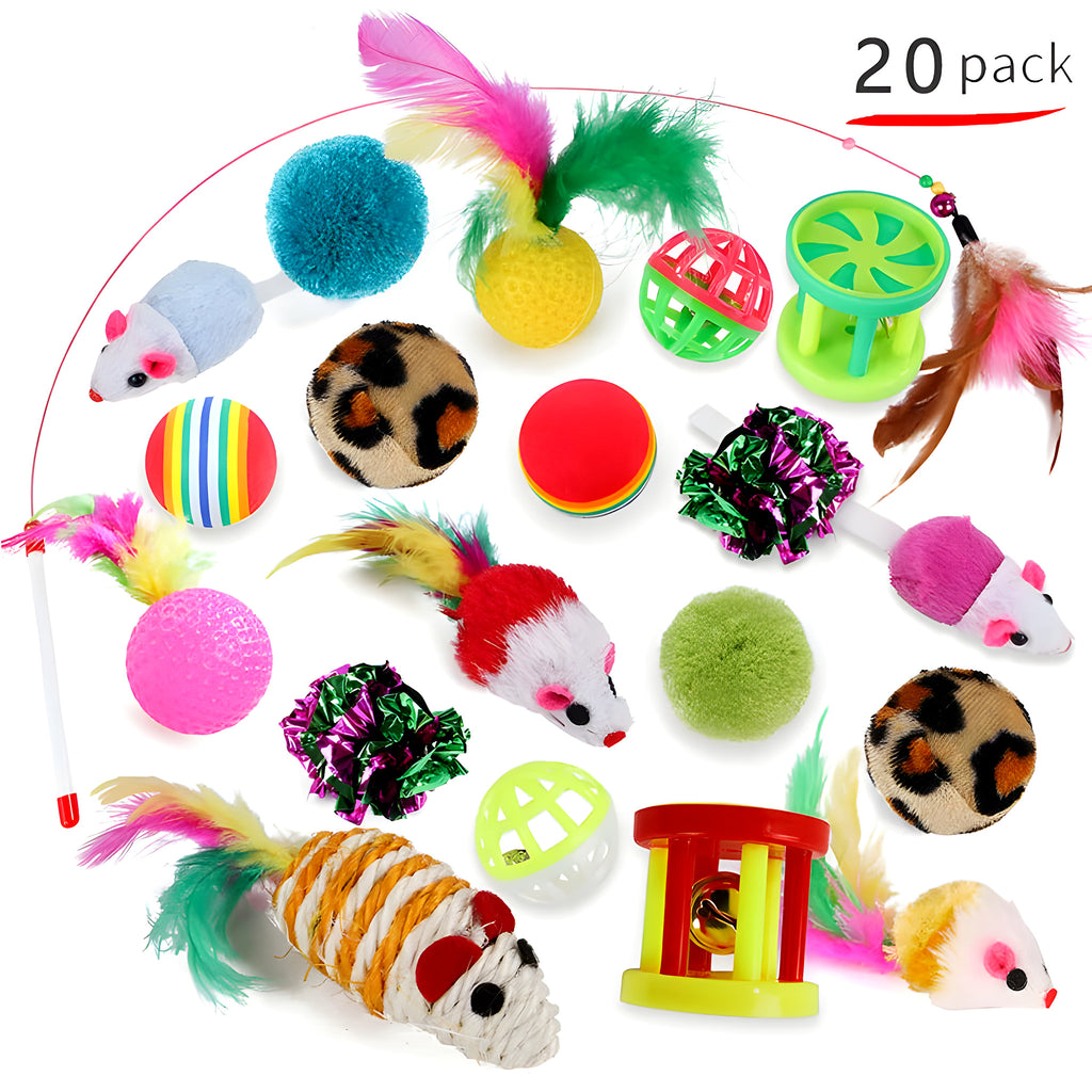 Pack de jouets pour chat