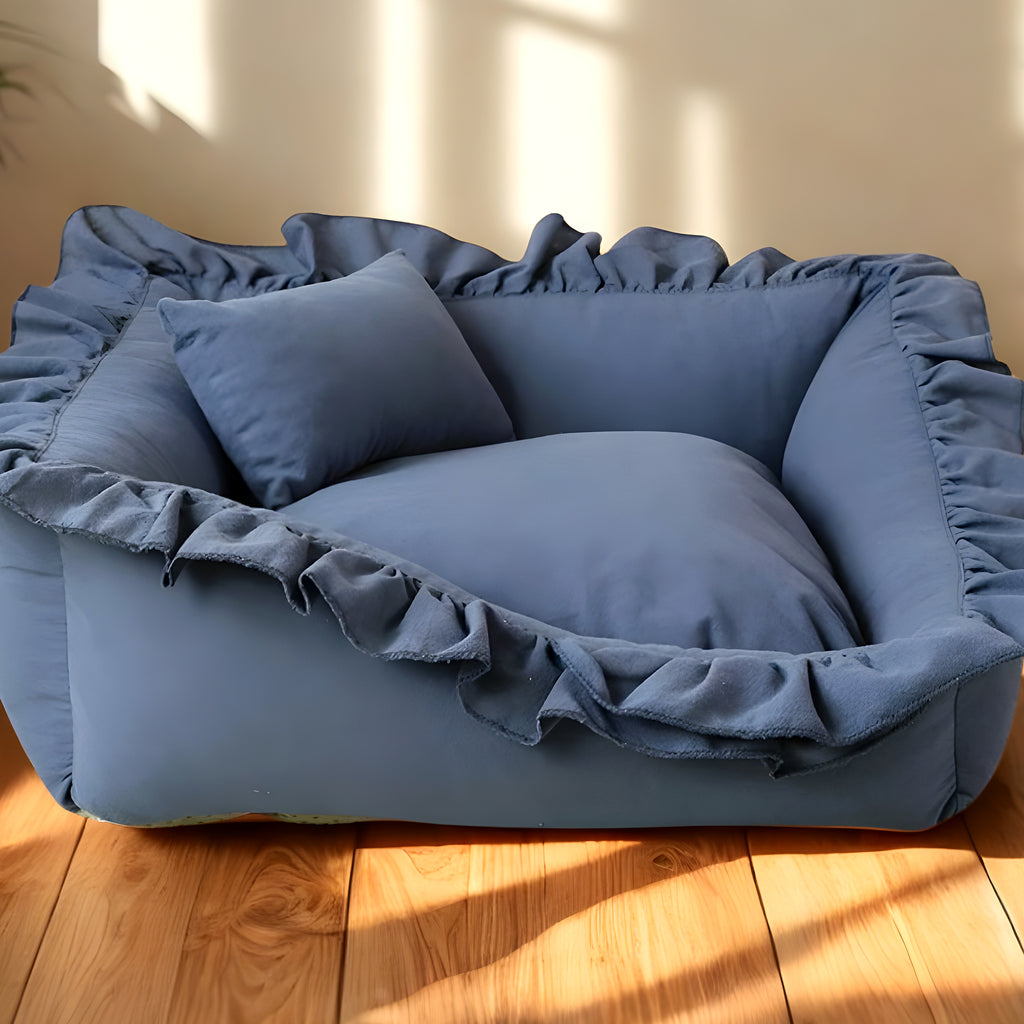 Panier à volants pour petit chien, S ou M