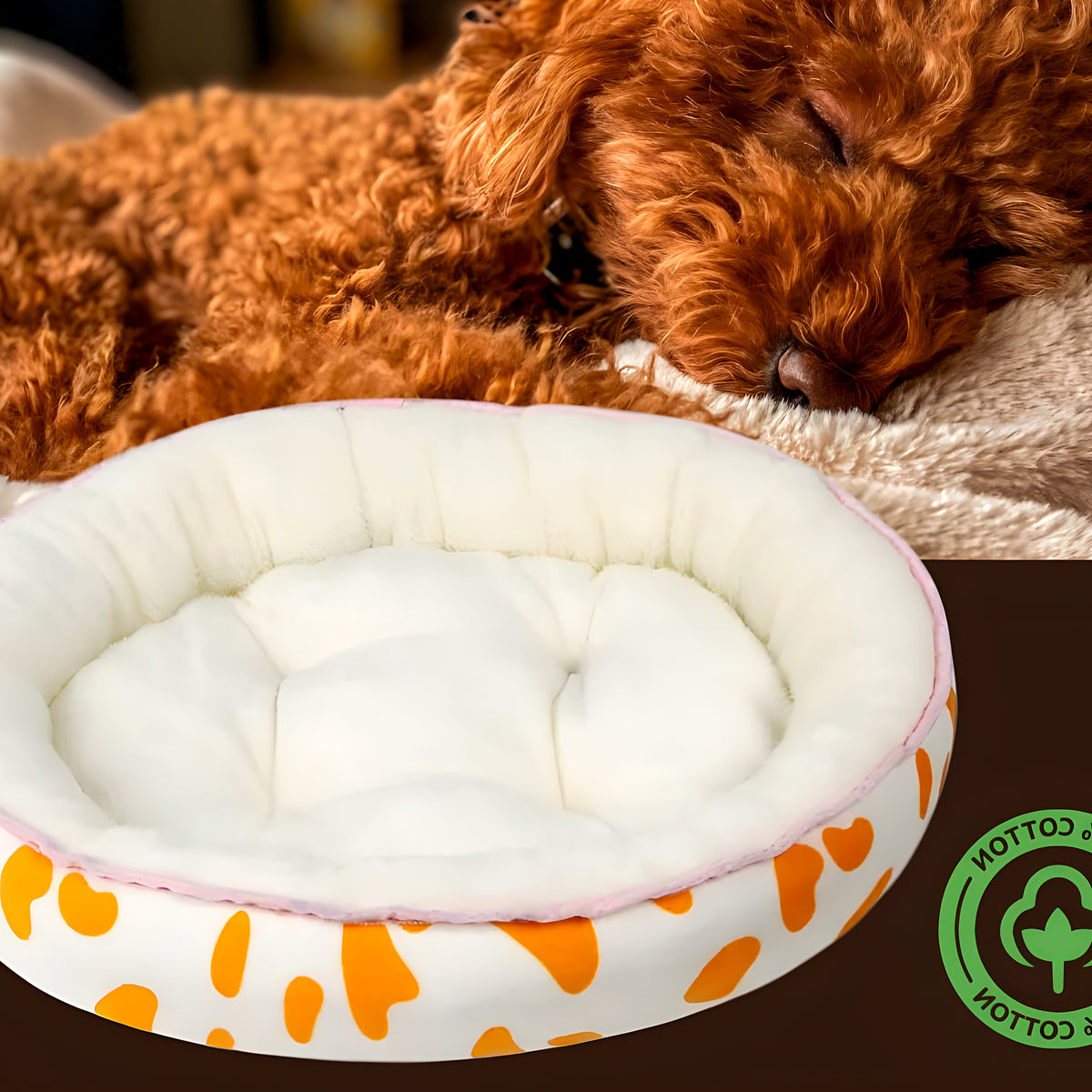Panier anti-stress chaud et frais pour petit chien