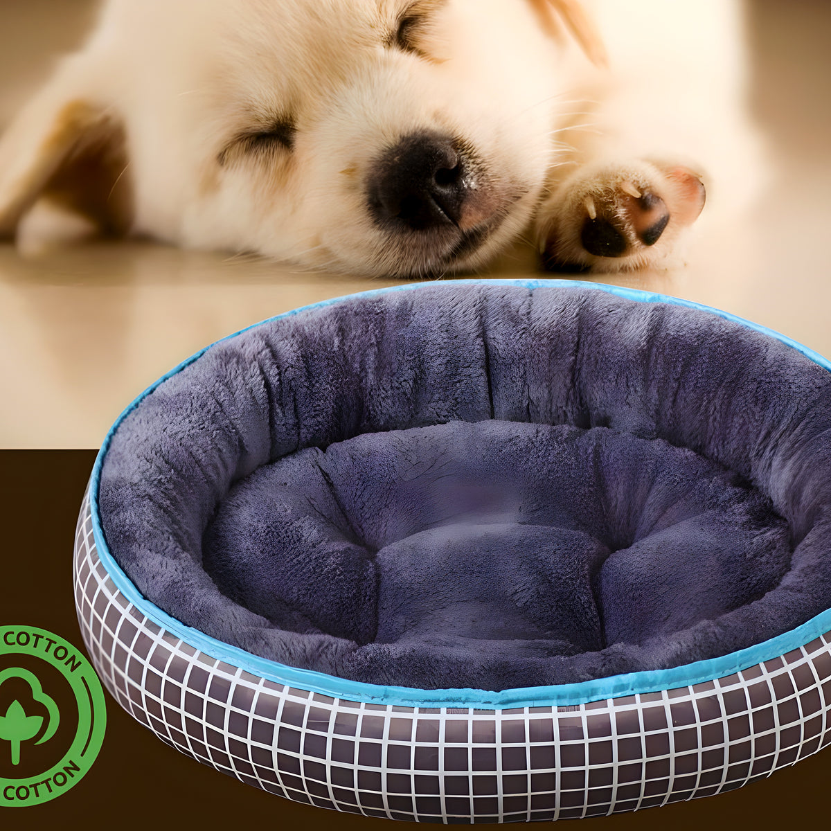 Panier anti-stress chaud et frais pour petit chien