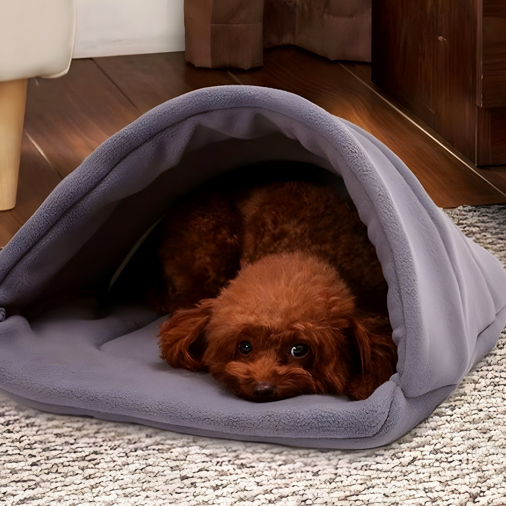 Panier anti-stress en laine pour petit chien, S ou M