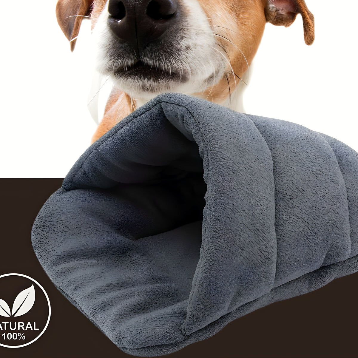 Panier anti-stress en laine pour petit chien, S ou M