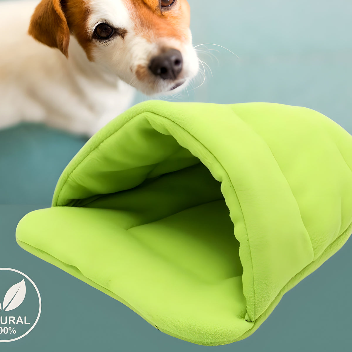 Panier anti-stress en laine pour petit chien, S ou M