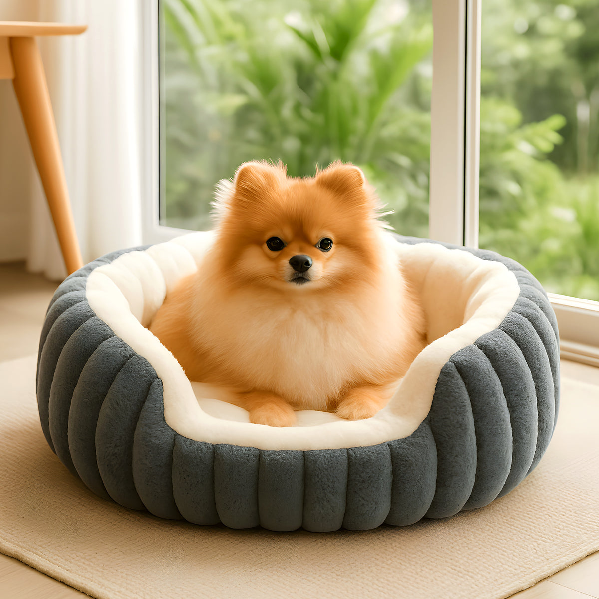 Panier apaisant lavable pour petit chien, 3 coloris