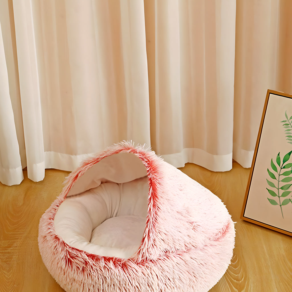 Panier cocon auto-chauffant pour petit chien jusqu'à 2,5 kg