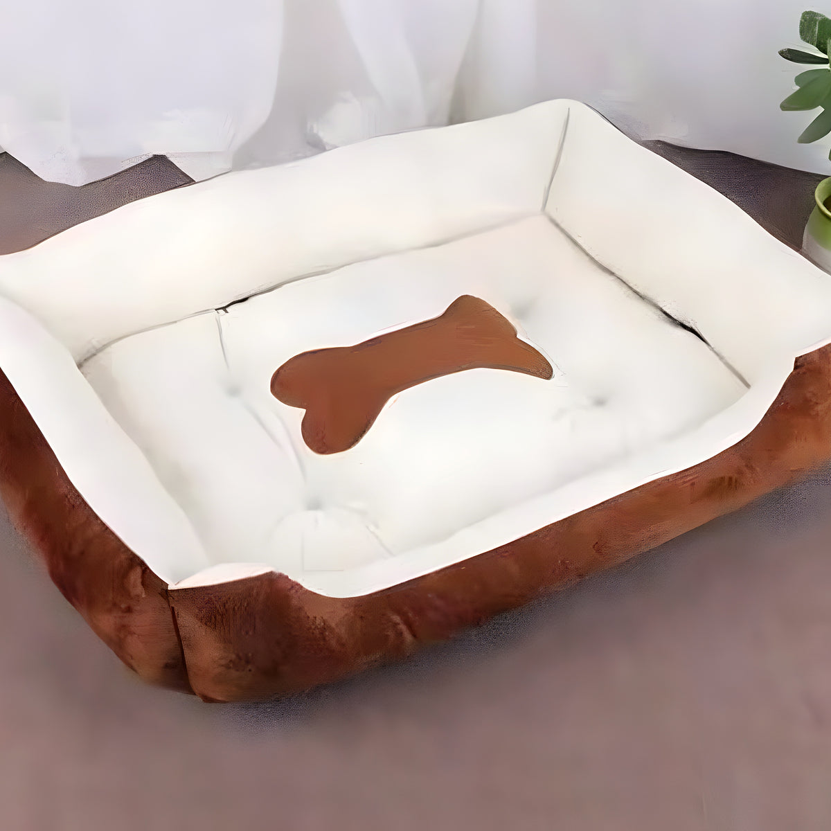 Panier design en coton pour chien, S à XL