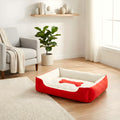 Panier design lavable 100 % coton pour chien, 3 tailles