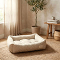 Panier en coton double face été/hiver pour petit chien