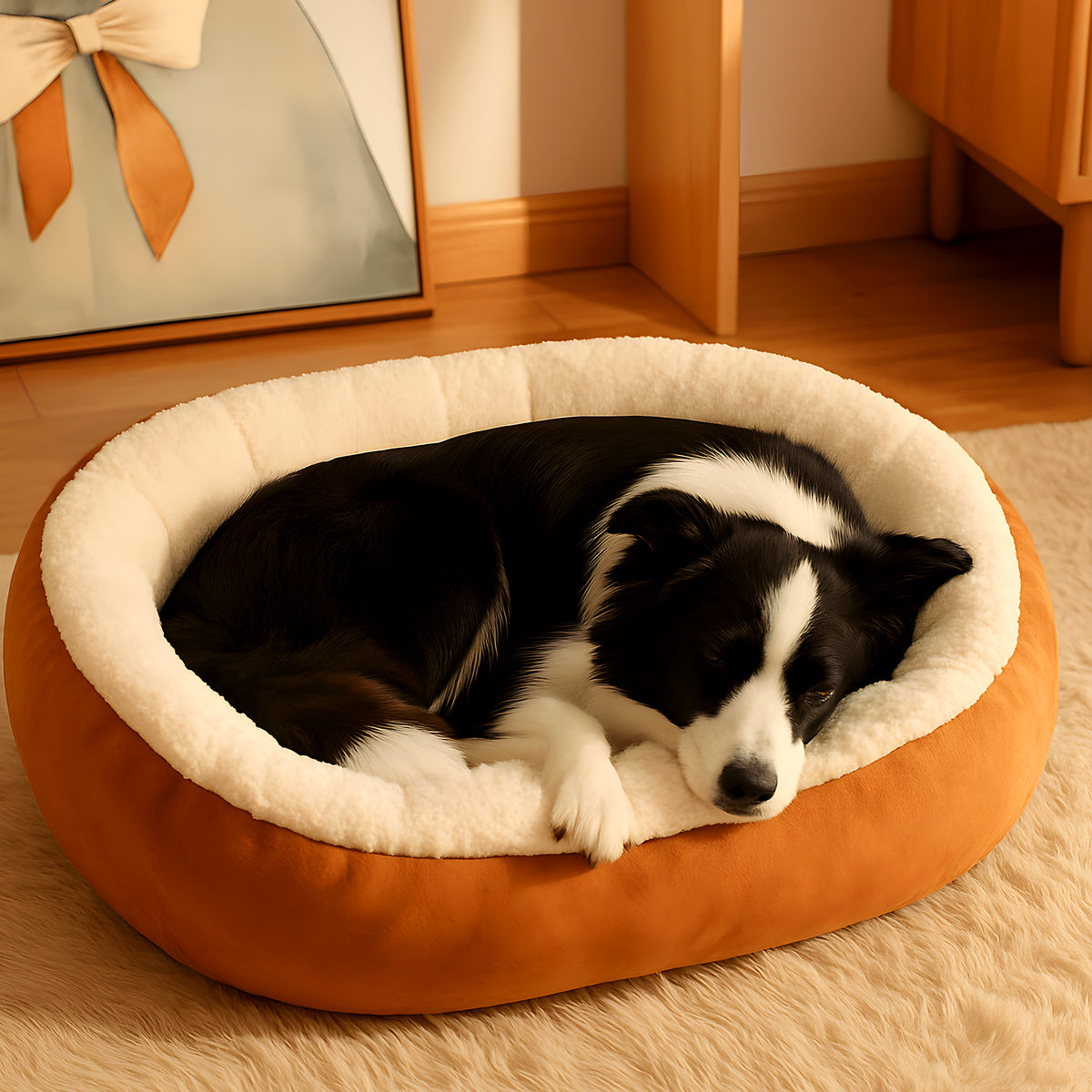 Panier en Oxford 600D rectangulaire spacieux pour chien