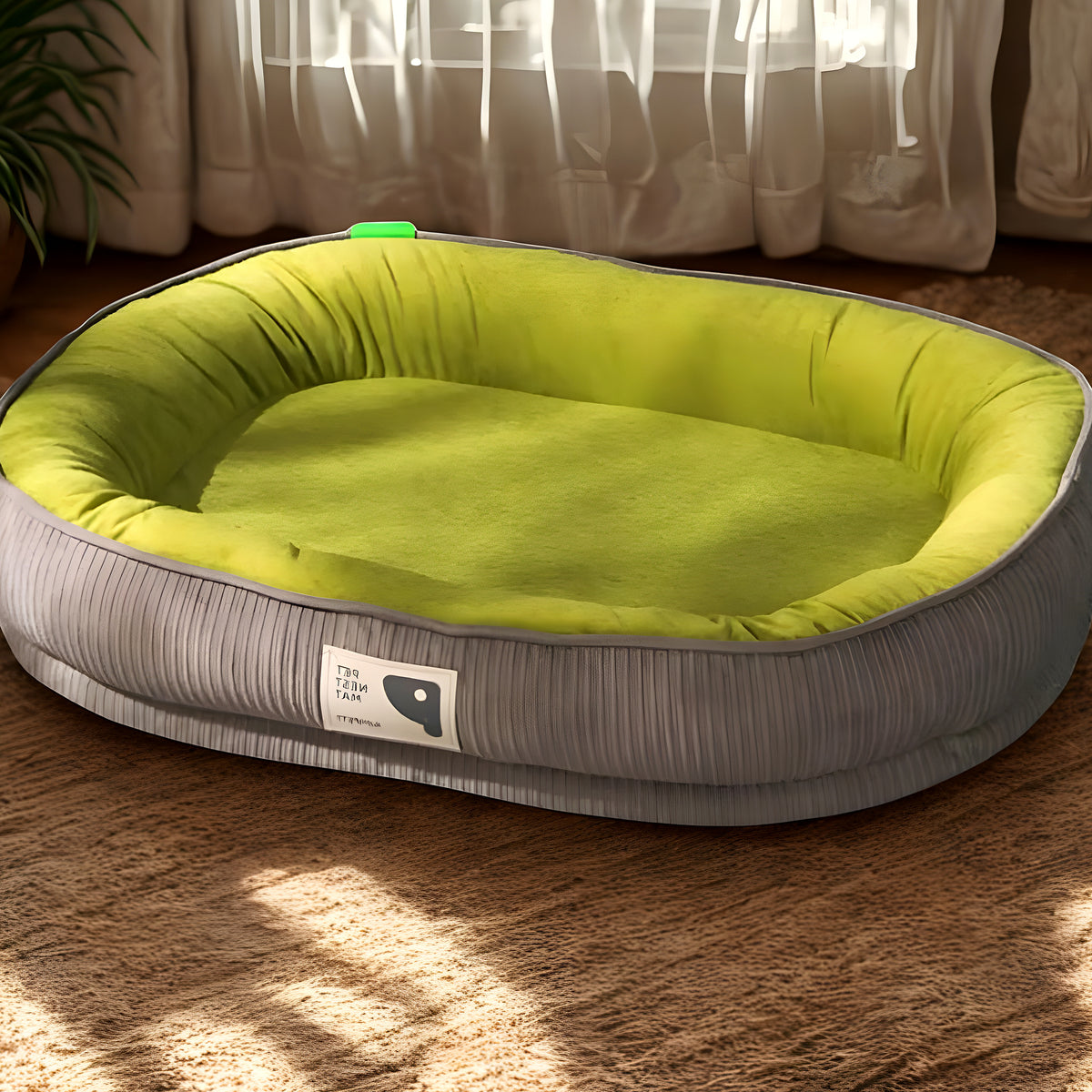 Panier ergonomique auto-chauffant pour chien, S à XL