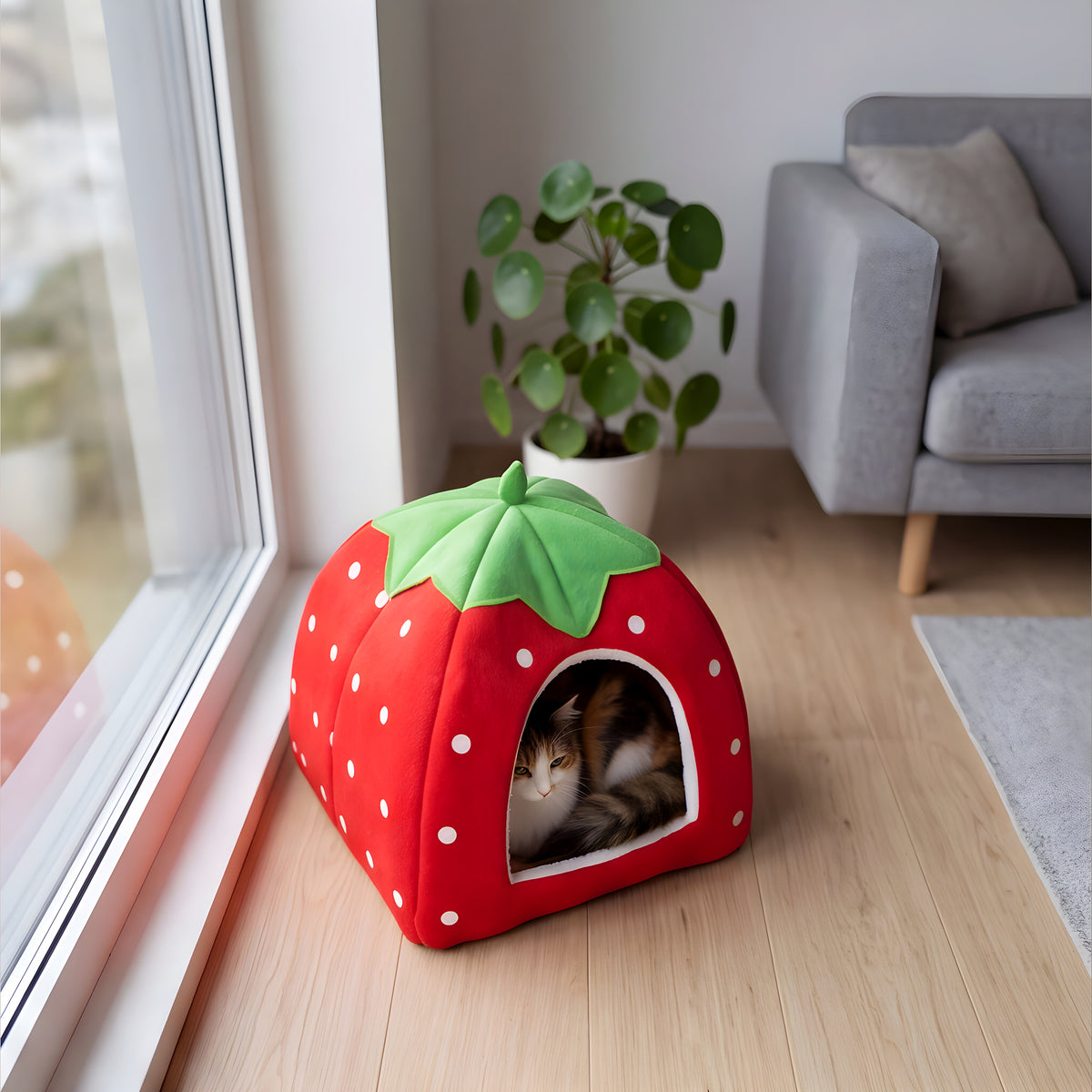 Panier fraise ou léopard