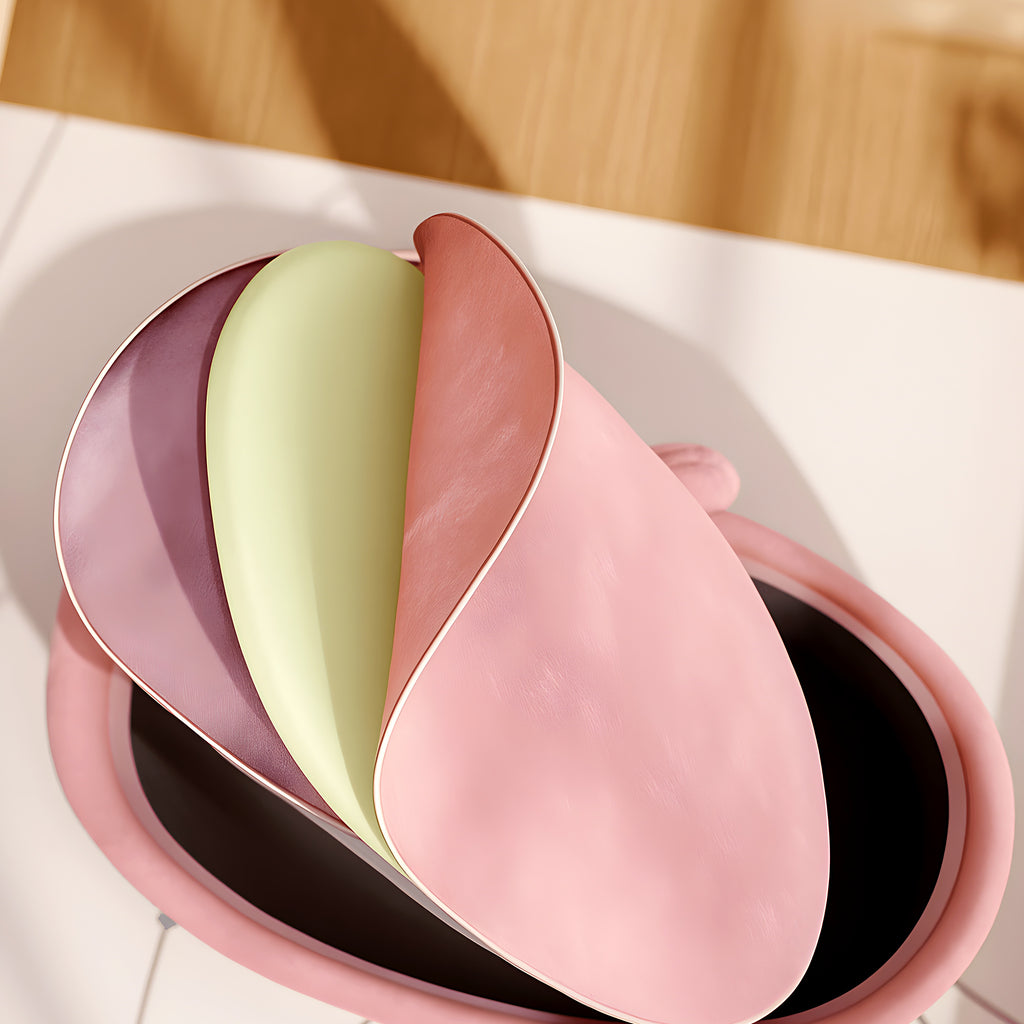 Panier lapin rose anti-stress pour petit chien