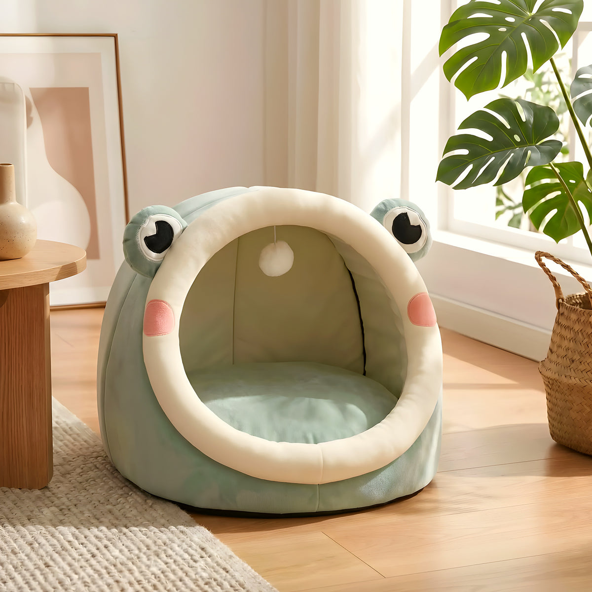 Panier niche grenouille pour chihuahua jusqu'à 4 kg