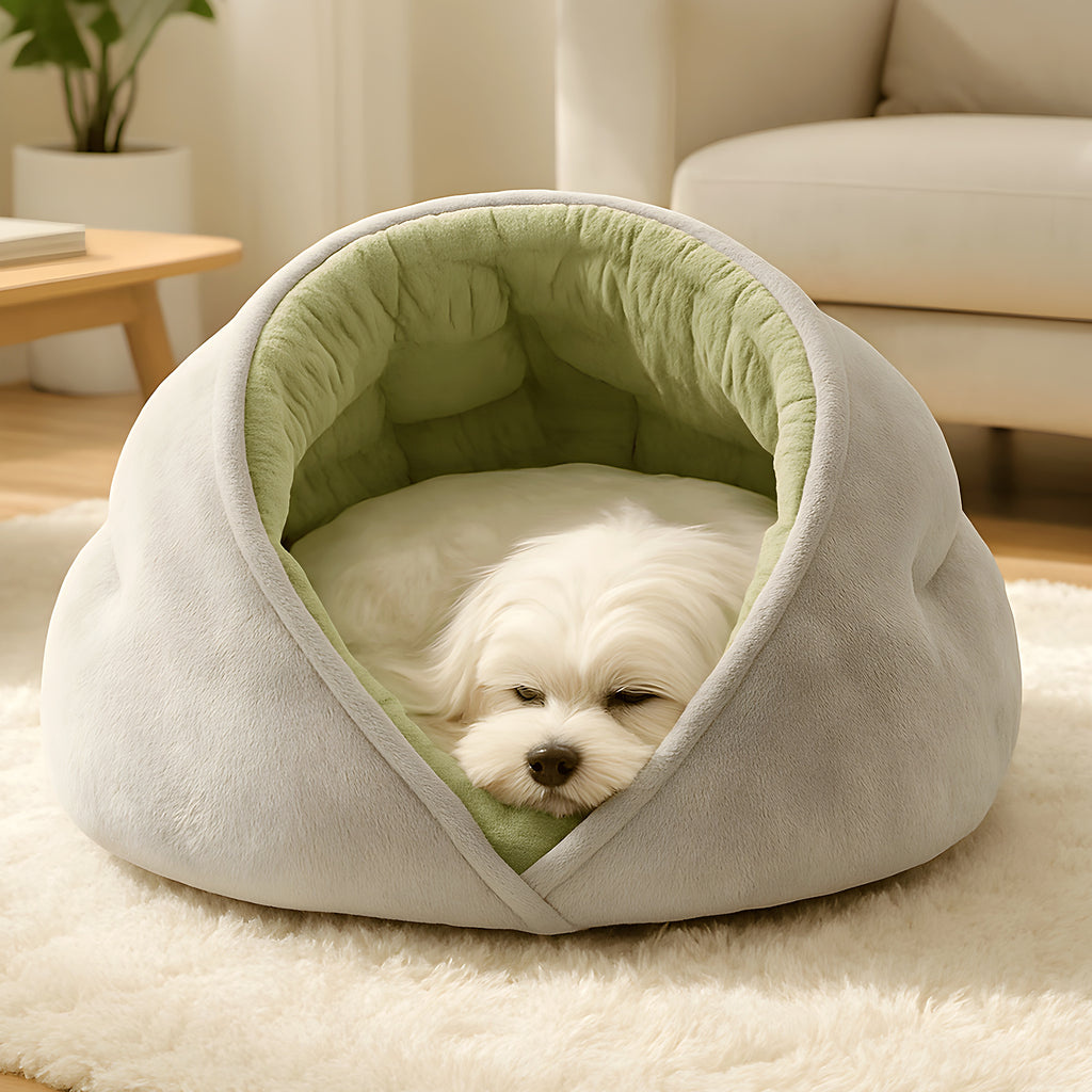 Panier niche stable pour chiot et chien âgé