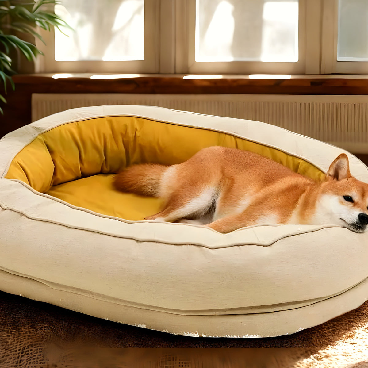 Panier orthopédique déhoussable pour chien, S à L