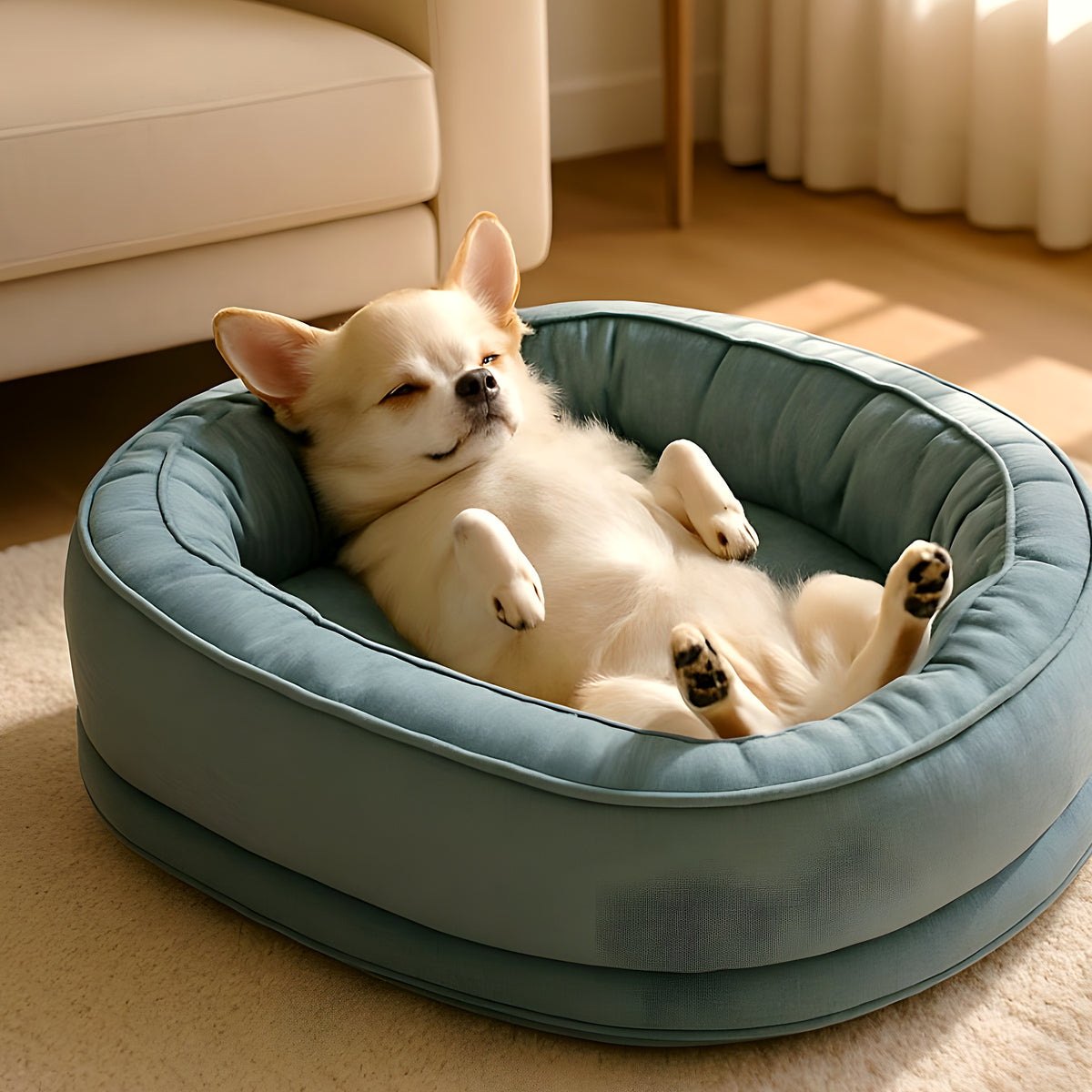 Panier orthopédique déhoussable pour chien, S à L