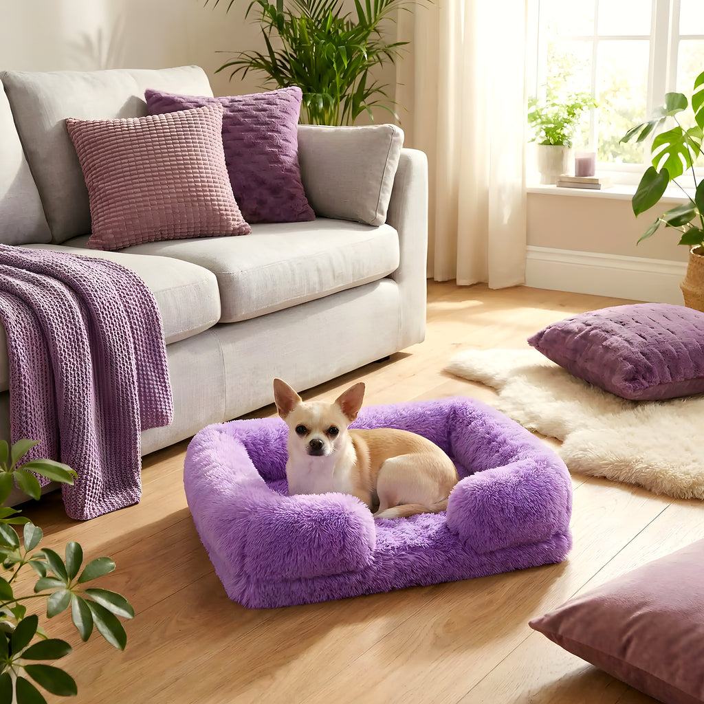 Panier orthopédique en polaire spécial chihuahua, 5 coloris