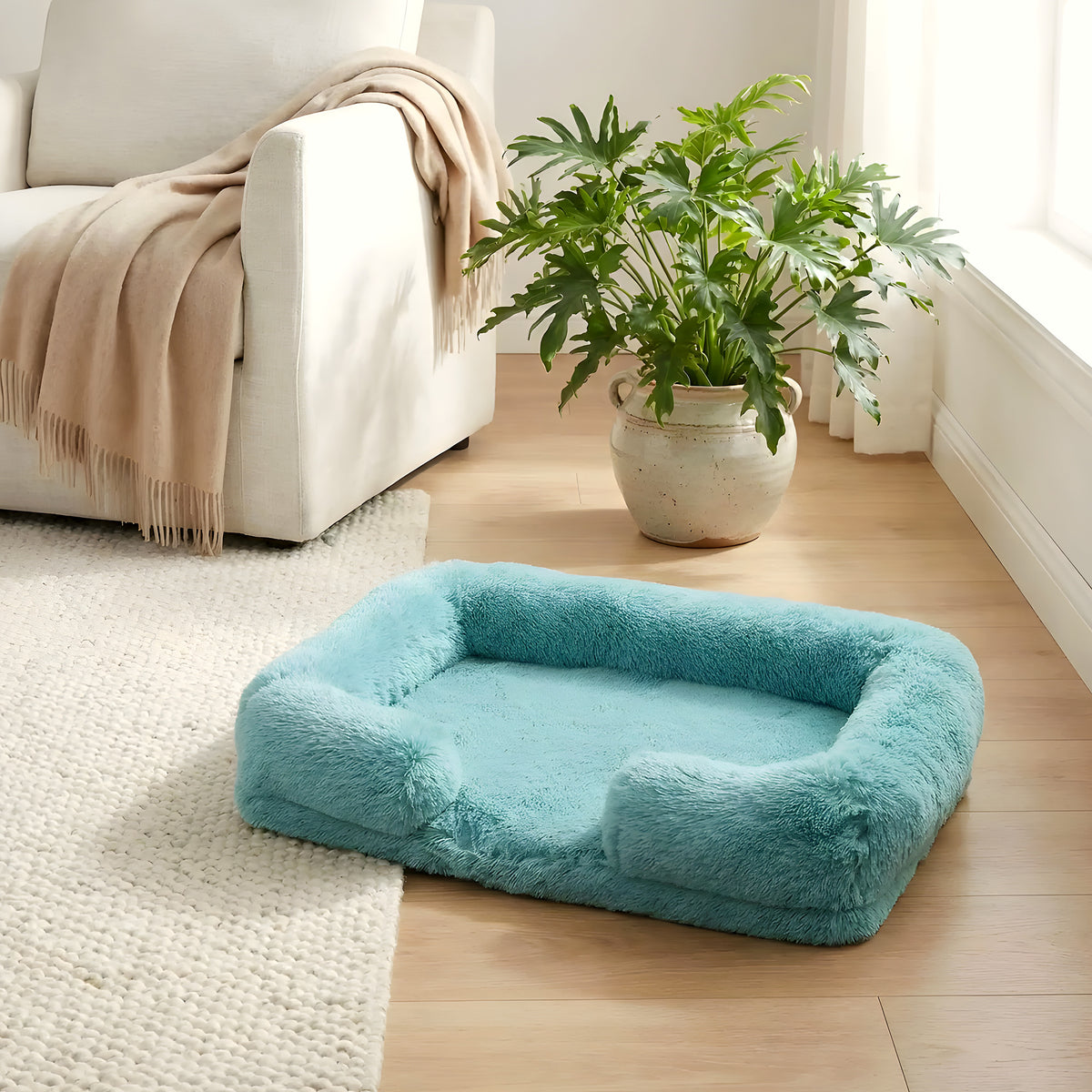 Panier orthopédique en polaire spécial chihuahua, 5 coloris