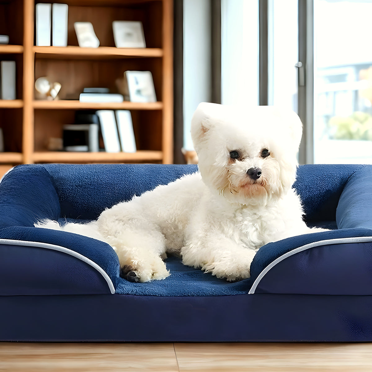 Panier orthopédique surélevé 18 cm pour chien, S à L