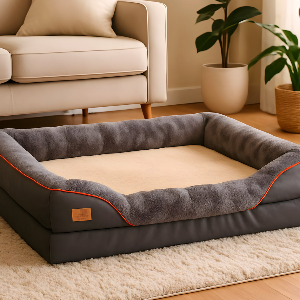 Panier orthopédique XXL pour chien géant jusqu'à 80 kg