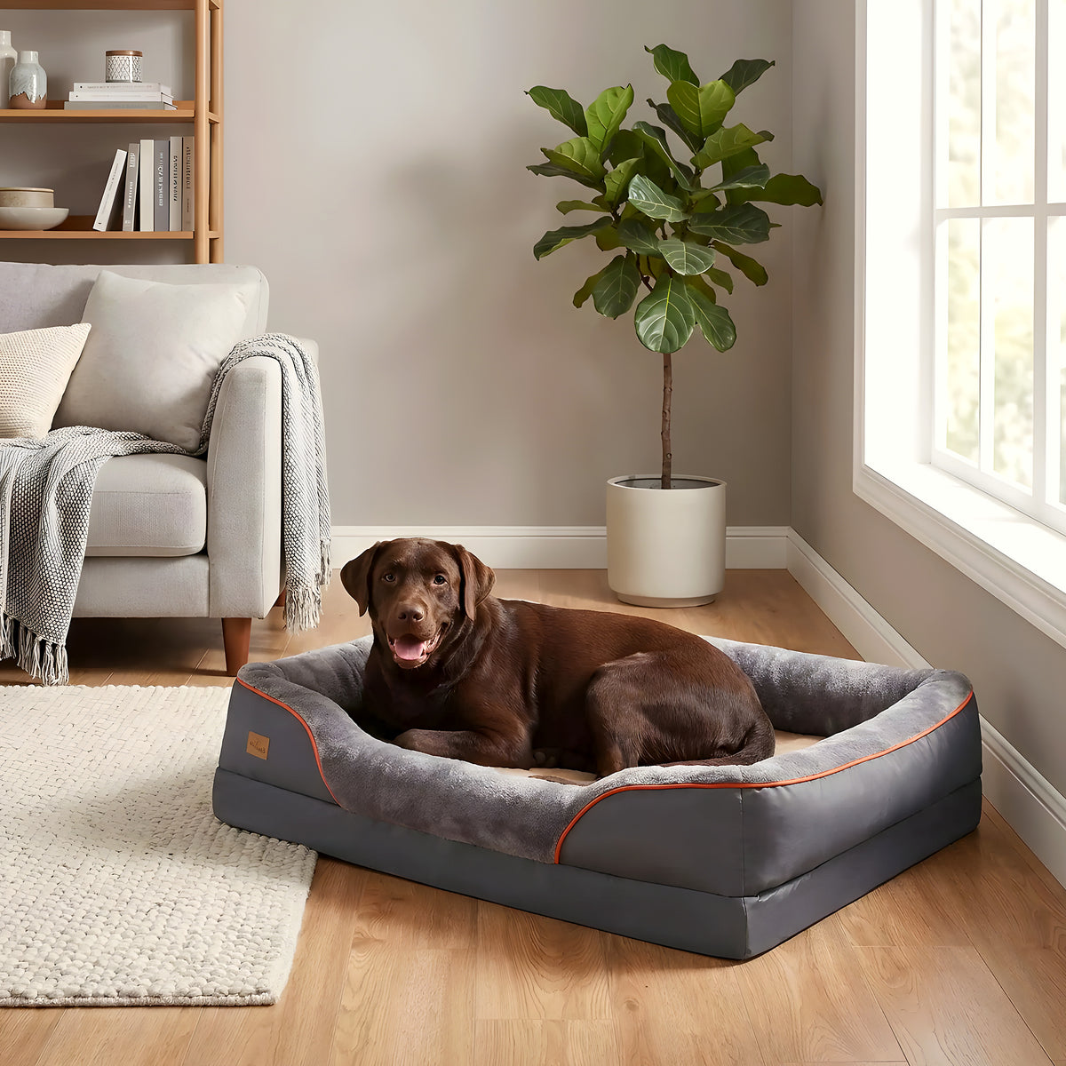Panier orthopédique XXL pour grand chien jusqu'à 70 kg