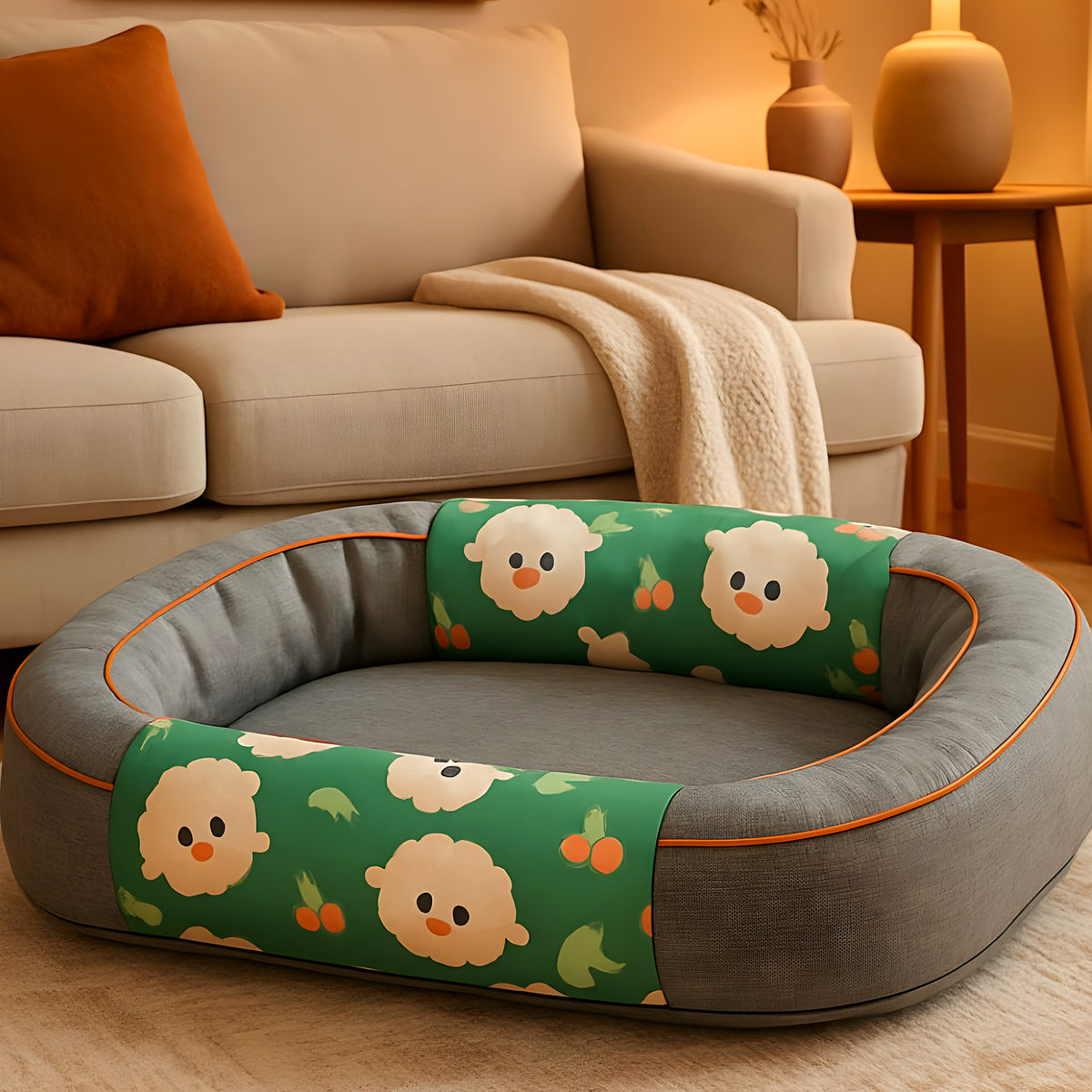 Panier solide renforcé anti-mordillement pour chien