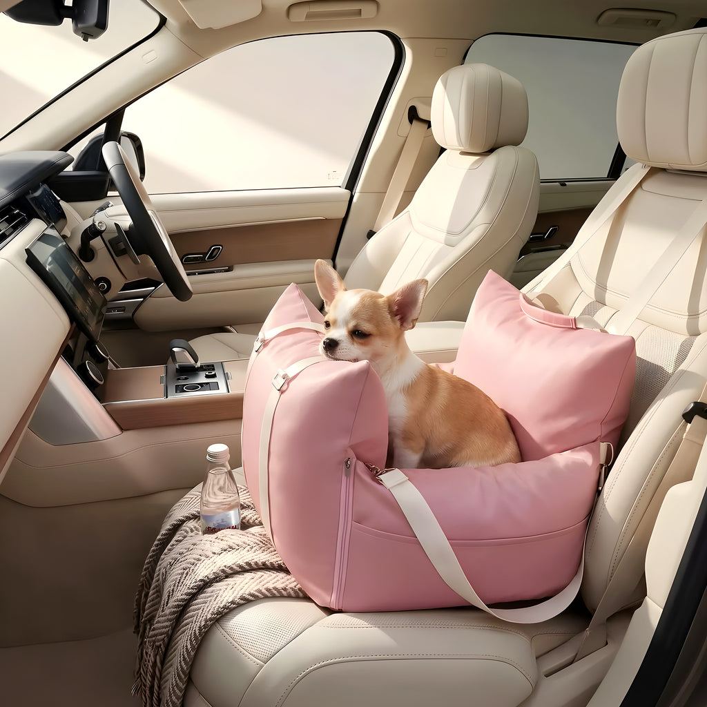 Panier voiture 3-en-1 siège, sac et lit pour chien